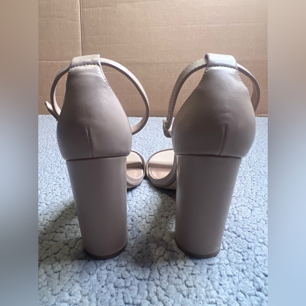 Steve Madden Carrson Blush Leather Heels Womens Size 8M - Picture 3 of 7
